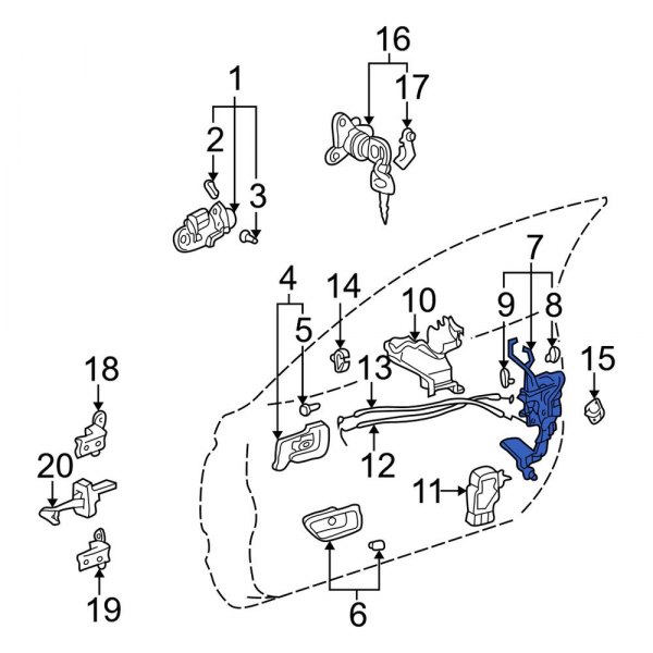 Door Latch Assembly