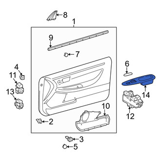 Toyota OE - Front Left Door Armrest