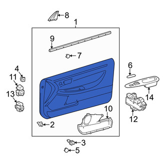 Toyota OE - Front Right Inner Door Interior Trim Panel