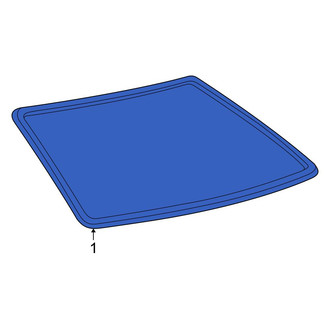 Toyota OE - Rear Back Glass Reveal Molding