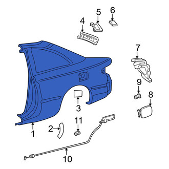 Toyota OE - Rear Left Quarter Panel