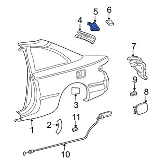 Toyota OE - Rear Left Quarter Panel Extension