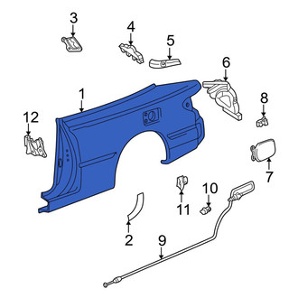 Toyota OE - Rear Left Quarter Panel