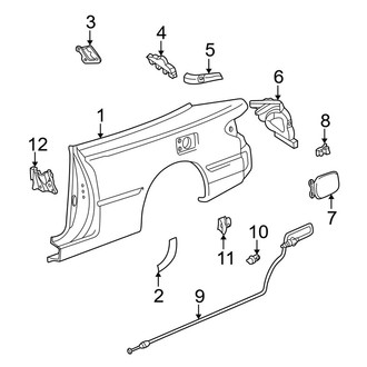 Toyota OE - Quarter Panel & Components (Convertible)