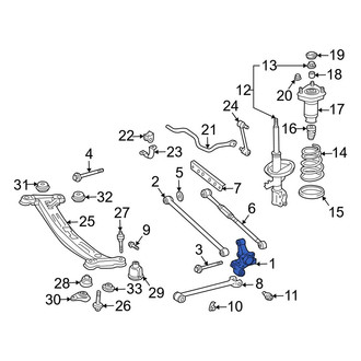 Toyota OE - Rear Left Suspension Knuckle