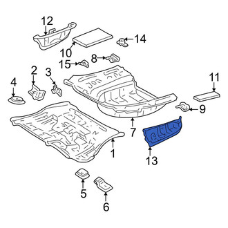 Toyota OE - Rear Left Floor Extension