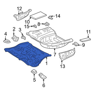 Toyota OE - Rear Forward Floor Pan