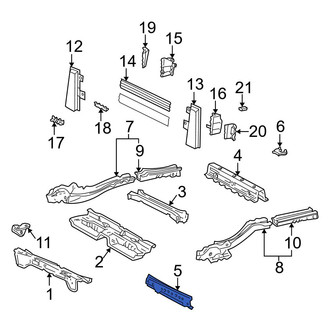 Toyota OE - Rear Floor Pan Crossmember