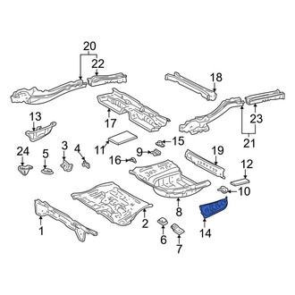 Toyota OE - Rear Left Floor Extension