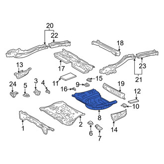 Toyota OE - Rear Rearward Floor Pan
