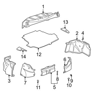 Toyota OE - Rear Body & Floor - Interior Trim (Convertible)