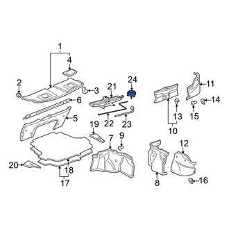 Toyota OE - Spare Tire Bolt