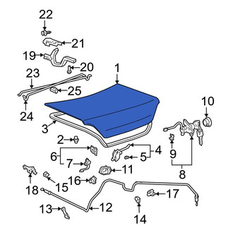 Toyota OE - Rear Deck Lid