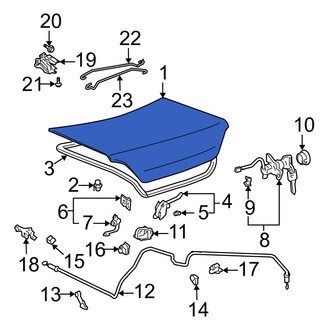 Toyota OE - Rear Deck Lid