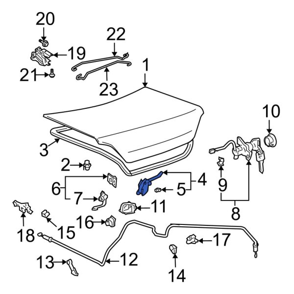 Deck Lid Latch