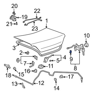 Toyota OE - Door Lock Rod Clip