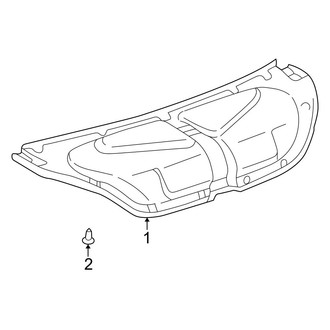 Toyota OE - Trunk Lid - Interior Trim