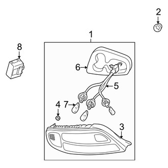 Toyota OE - Rear Lamps - Combination Lamps