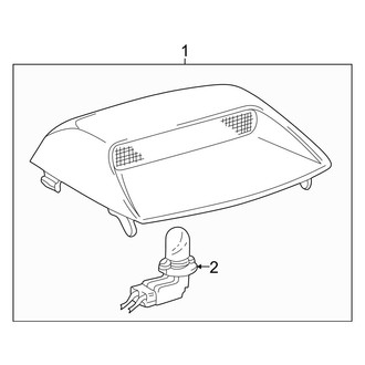 Toyota OE - Rear Lamps - High Mounted Stop Lamp (W/O Spoiler)