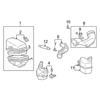 Toyota OE - Engine / Transaxle - Air Intake (2.2L)