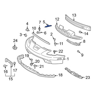 Toyota OE - Front Bumper Cover Retainer