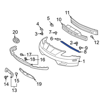 Toyota OE - Front Hood Seal