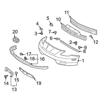 Toyota OE - Front Bumper - Bumper & Components
