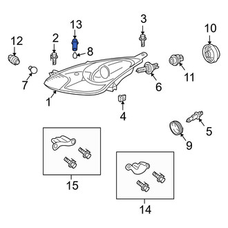 Toyota OE - Front Parking Light Bulb Socket