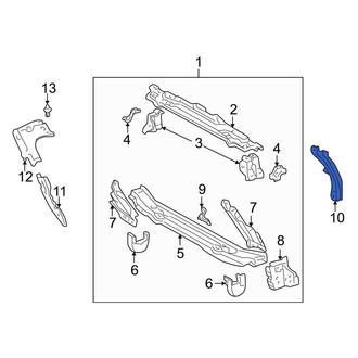 Toyota OE - Hood Latch Support