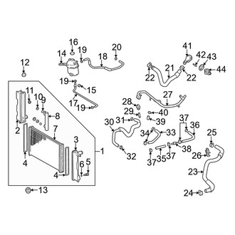 Toyota OE - Cooling - Radiator & Components (GTS)
