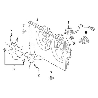 Toyota OE - Cooling Fan