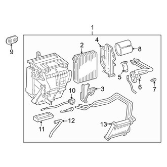 Toyota OE - Air Conditioner & Heater - Evaporator Components