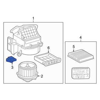 Toyota OE - HVAC Blower Motor Resistor