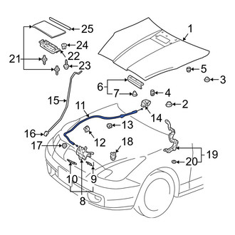 Toyota OE - Front Hood Release Cable