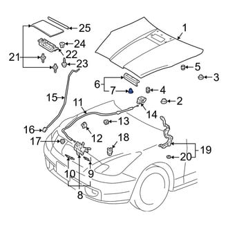 Toyota OE - Hood Seal Clip