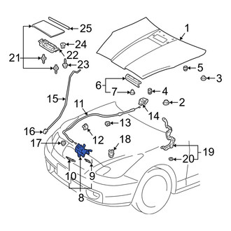 Toyota OE - Front Hood Latch