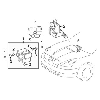 Toyota OE - Electrical - ABS Components (GT / GTS 4-Wheel ABS)