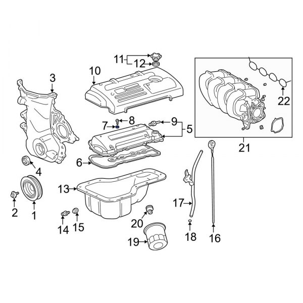 Engine Valve Cover Washer Seal