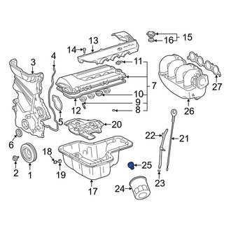 Toyota OE - Engine Oil Filter Adapter