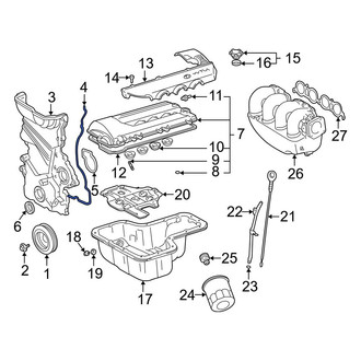 Toyota OE - Engine Timing Cover Gasket