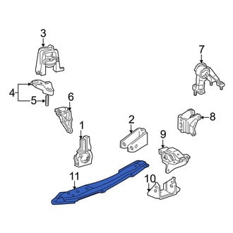 Toyota OE - Rear Suspension Subframe Crossmember