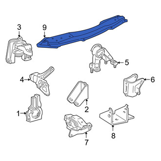 Toyota OE - Rear Suspension Subframe Crossmember