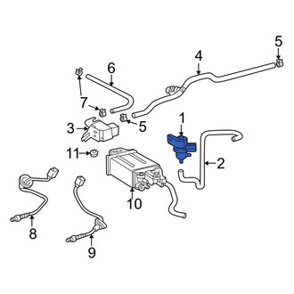 Toyota OE - Exhaust Gas Recirculation (EGR) Vacuum Delay Valve