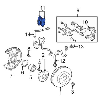 Toyota OE - Front Disc Brake Pad Set