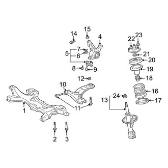 Toyota OE - Front Suspension - Suspension Components