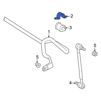 Toyota OE - Front Suspension Stabilizer Bar Bracket