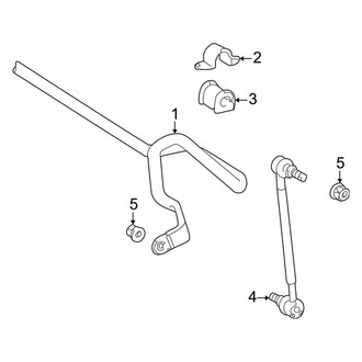 Toyota OE - Front Suspension - Stabilizer Bar & Components
