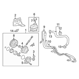 Toyota OE - Steering Gear & Linkage - Pump & Hoses