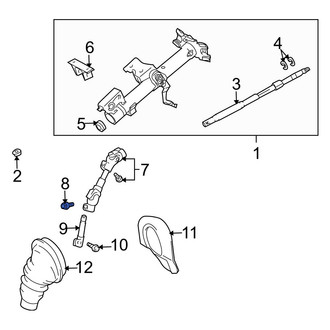 Toyota OE - Steering Shaft Bolt