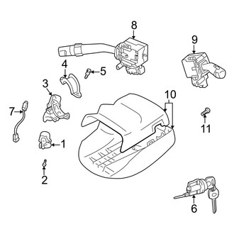 Toyota OE - Steering Column - Shroud, Switches & Levers